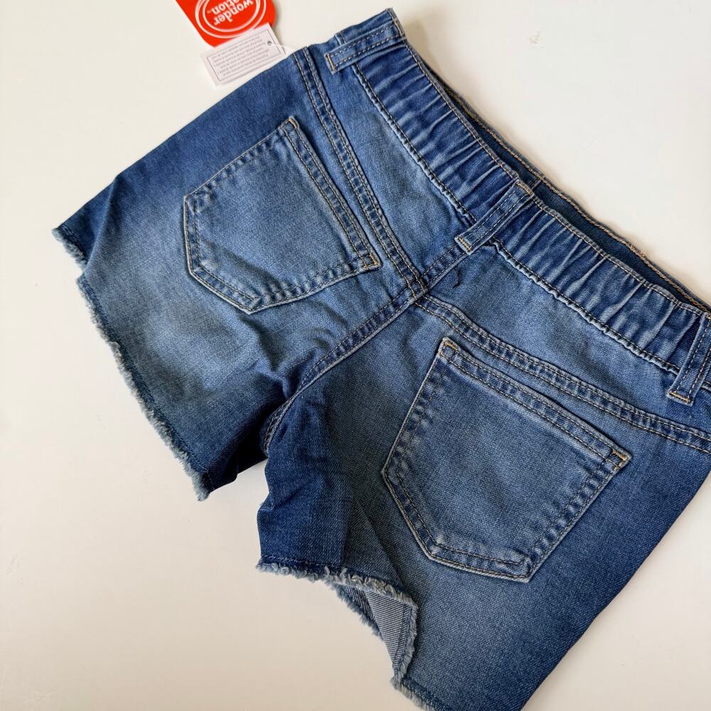 Wonder Nation Girls Core Denim Shorts NWT small 6/6x - Picture 4 of 5